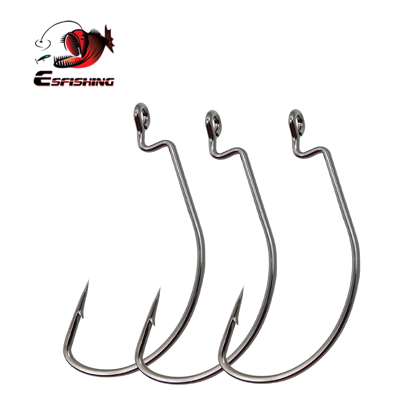 Fishing Hook Offset - Anzóis de Pesca ESFISHING Offset em