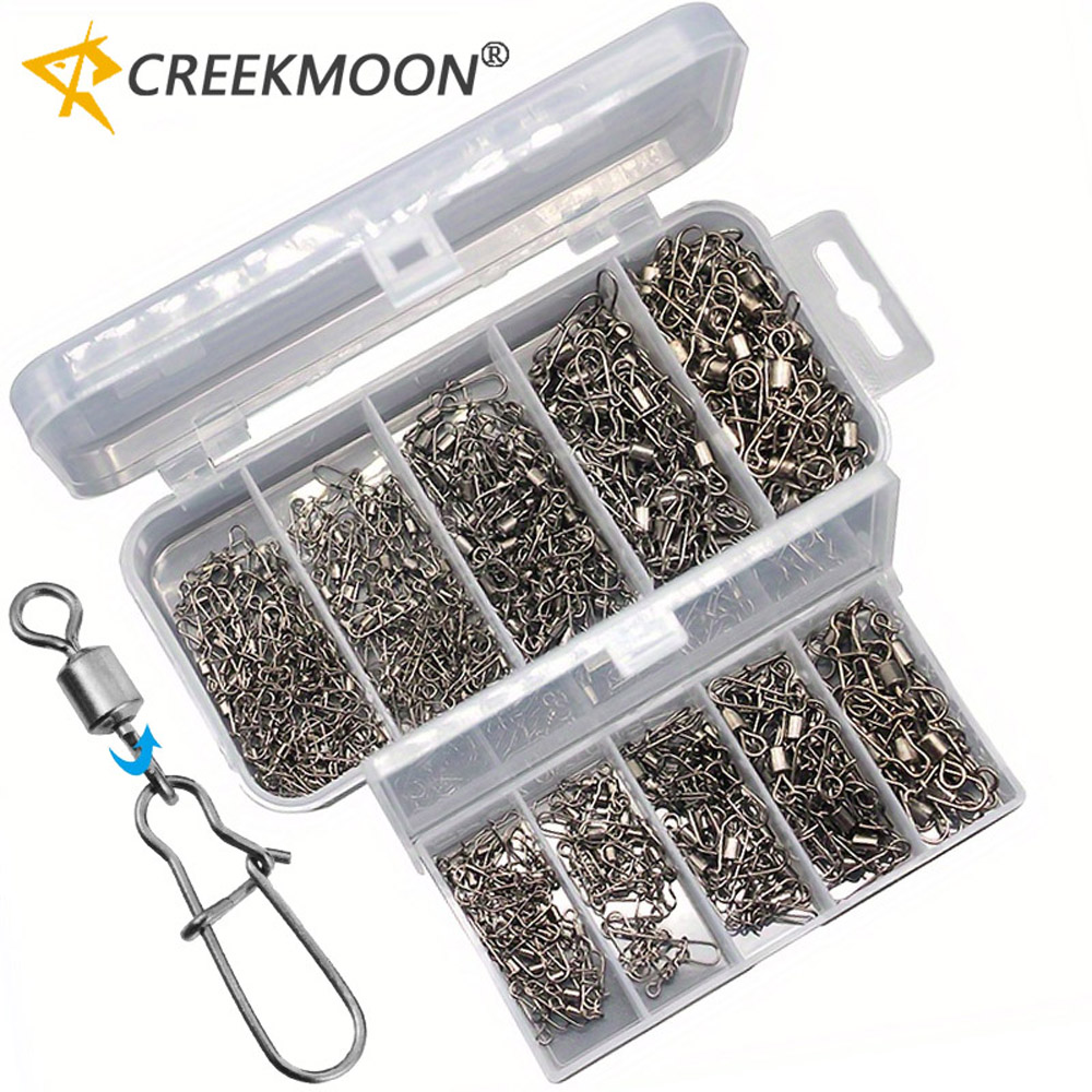 Fishing Hook Stainless Steel - Conjunto de 95/210 Peças de Conectores