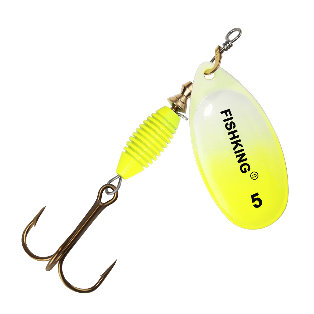 Fishing Hook Treble - Metal Spinner Bait Fishing Lure, Spinners