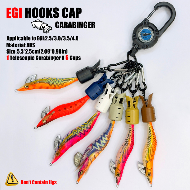 Fishing Hook Jig - Tampas de gancho de gabarito de