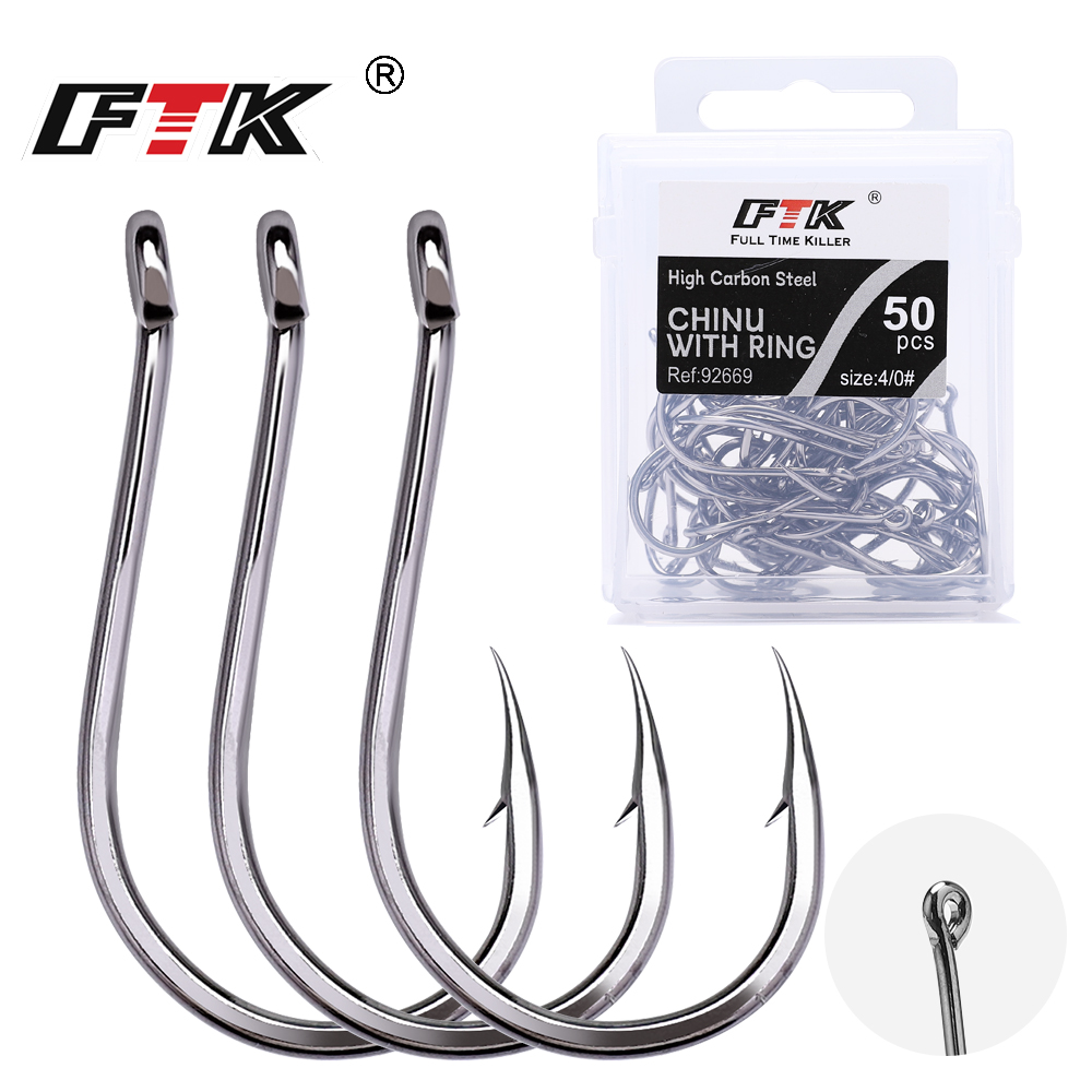 Fishing Hook Circle - Anzol FTK CHINU com Anel e