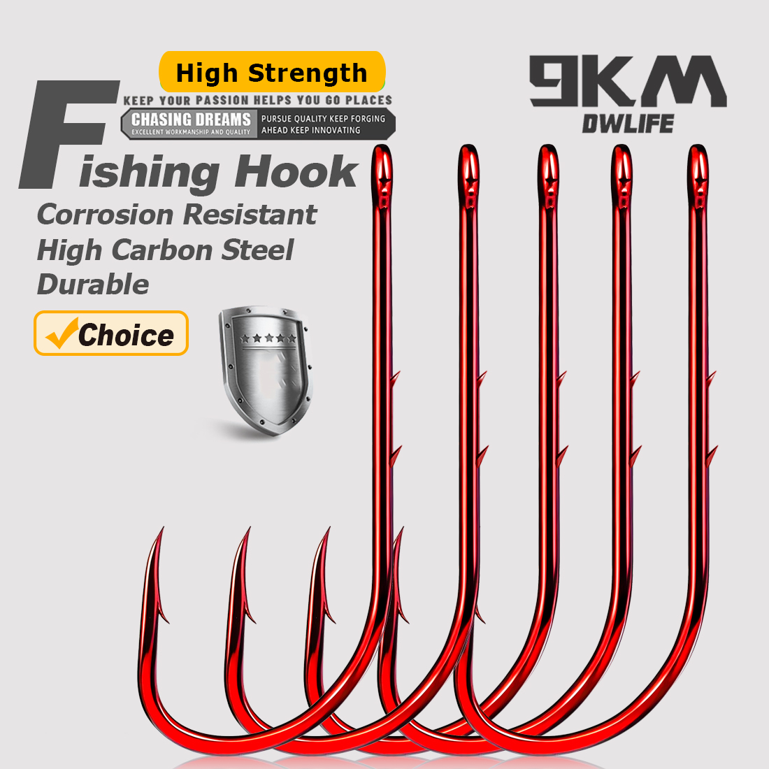 Fishing Hook Circle - 9km baitholder ganchos de pesca haste