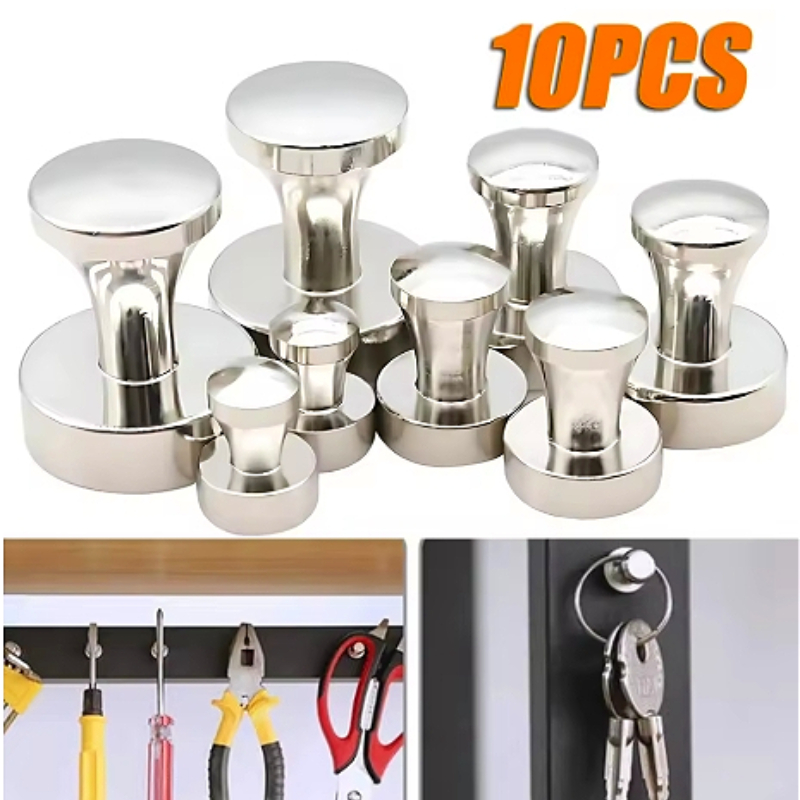 Fishing Hook Stainless Steel - 10 pçs ímã super forte ímãs