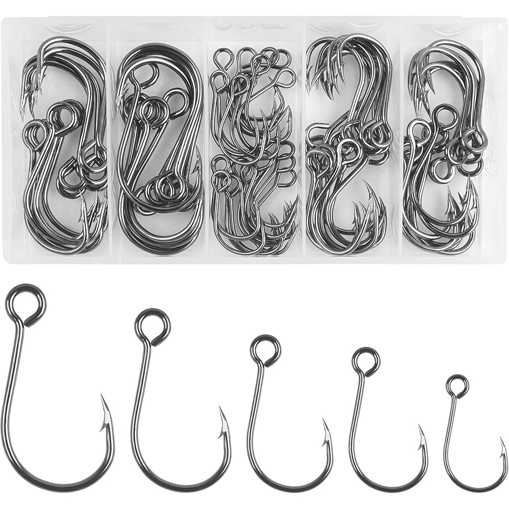 Fishing Hook Circle - 70 pçs ganchos de pesca em