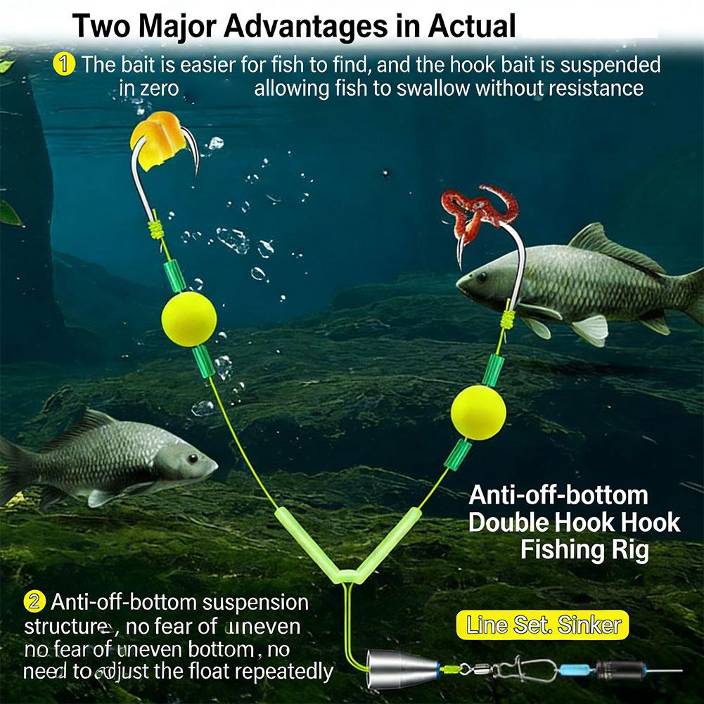 Fishing Hook Weedless - Conjunto de Equipamento de Pesca Anti-Engate