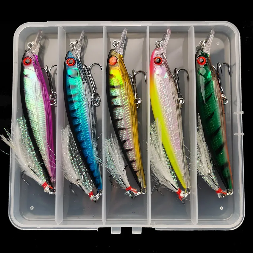 Fishing Hook Box - Laser 3d olhos biônicos minnow pesca