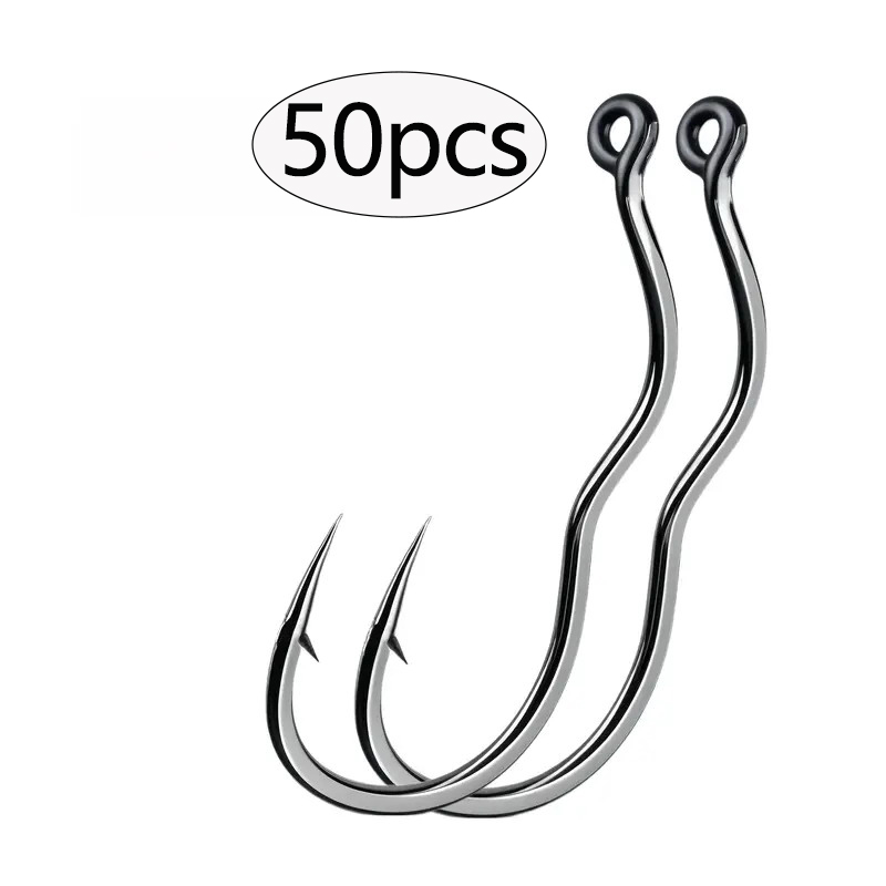 Fishing Hook Circle - 50 pçs durável automático flip alto