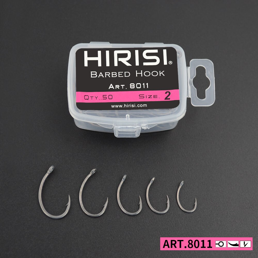 Fishing Hook Barbless - Ganchos de pesca de carpa Hirisi