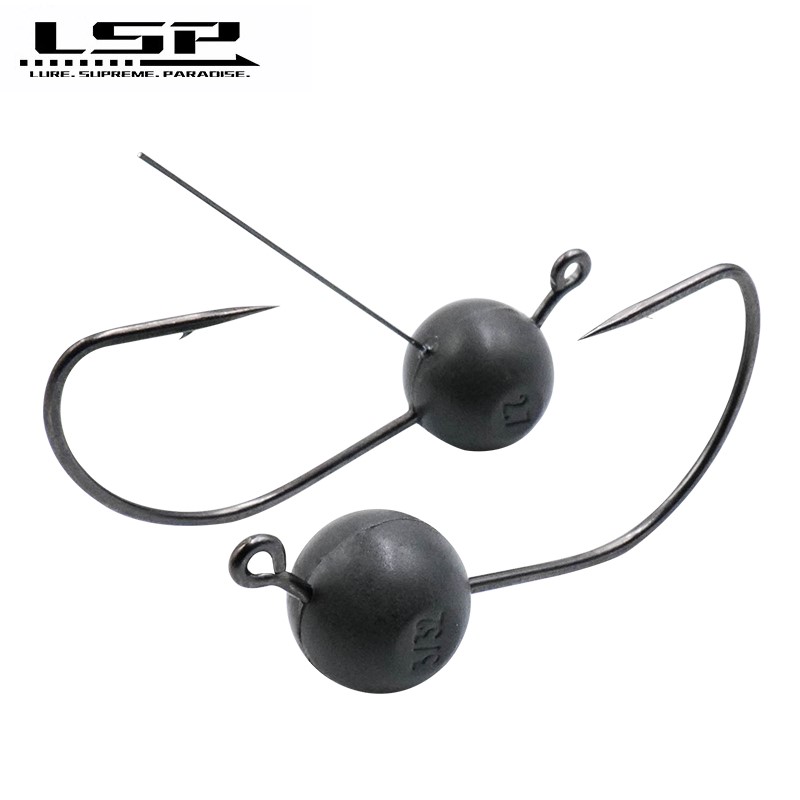 Fishing Hook Weedless - Lsp resina Polegada maluco gancho de