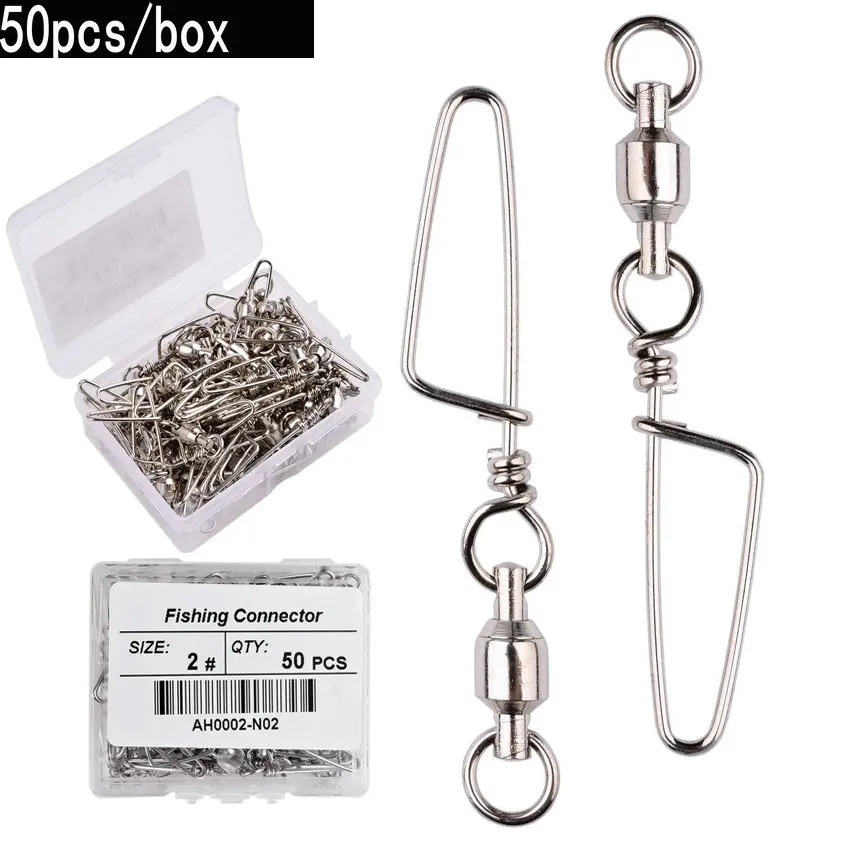 Fishing Hook Stainless Steel - 50pcs rolamento de esferas de pesca