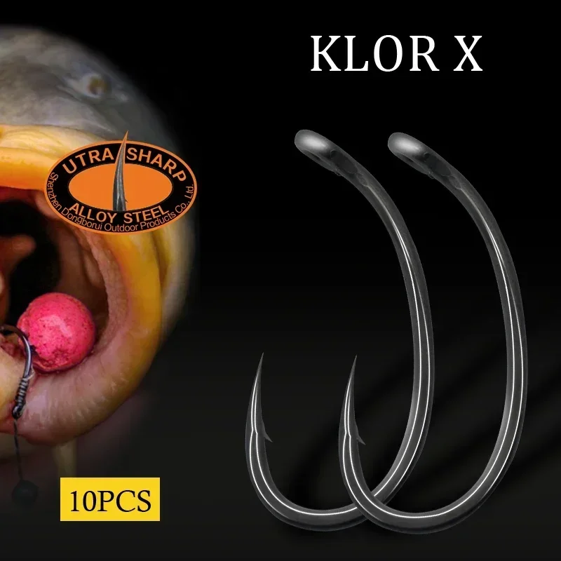 10 pçs gancho de pesca da carp - Fishing Hook Barbless avaliação e preço