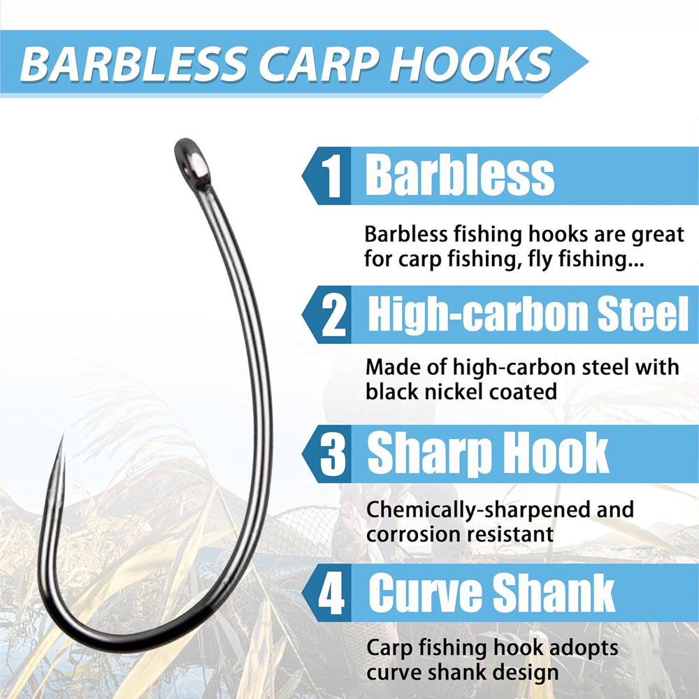 Barbless Fishing Hooks Kit, Sh - Fishing Hook Circle avaliação e preço