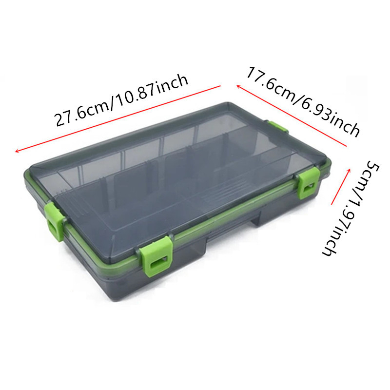 Caixa de Pesca de Grande Capac - Fishing Hook Size avaliação e preço