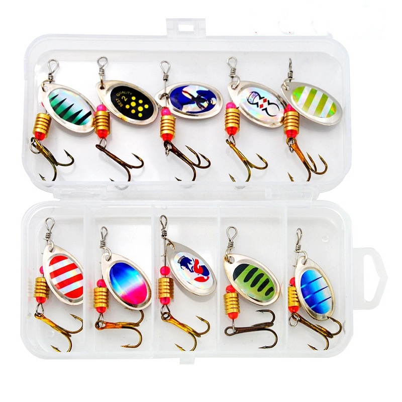 Isca de pesca giratória colher - Fishing Hook Treble avaliação e preço