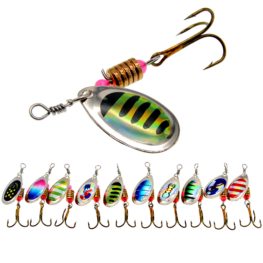 Isca de pesca giratória colher - Fishing Hook Treble avaliação e preço