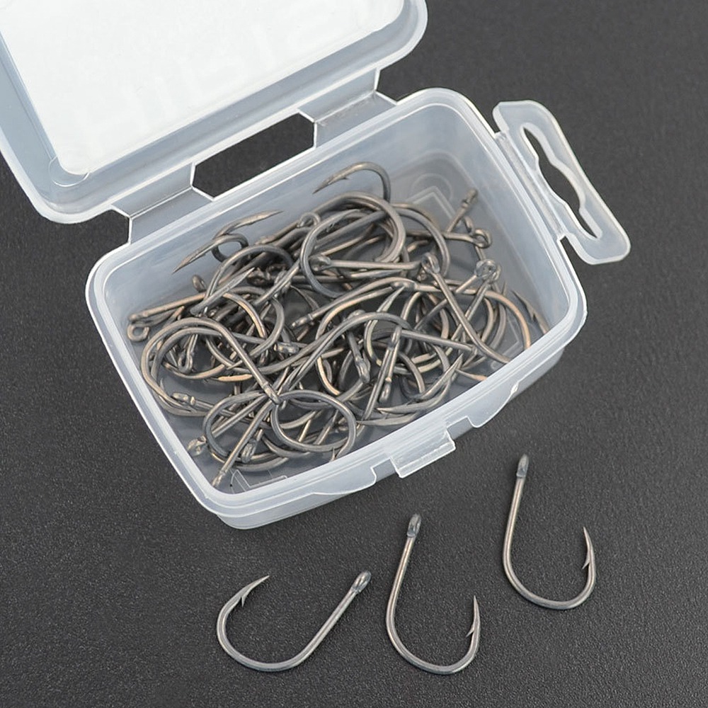 ABST 50 Peças Anzóis de Pesca  - Fishing Hook avaliação e preço