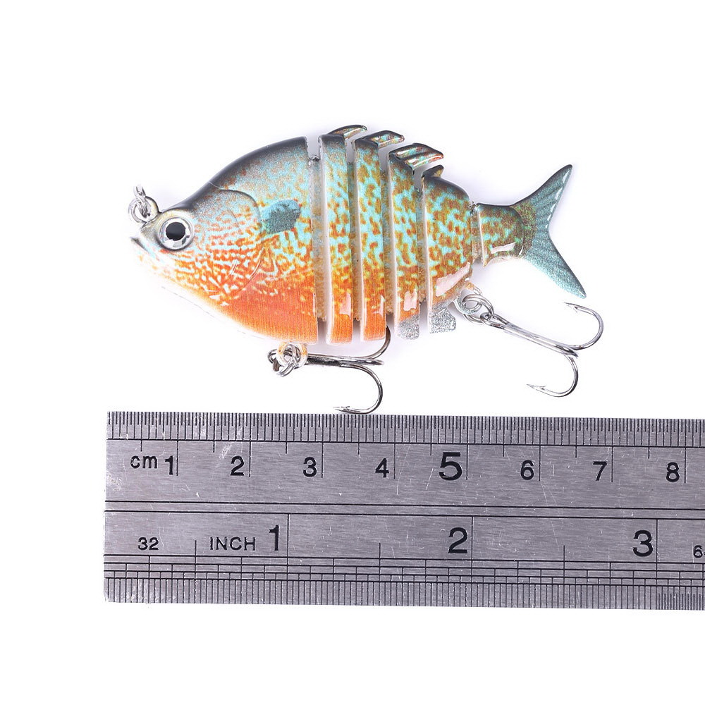 63mm 9.3g realista tilápia swi - Fishing Hook Treble avaliação e preço