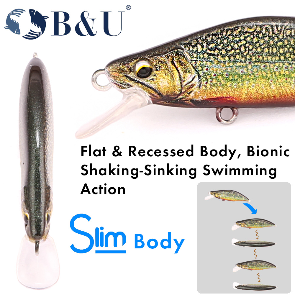 B&U Truta Padrão Isca Dura Afu - Fishing Hook Assortment avaliação e preço