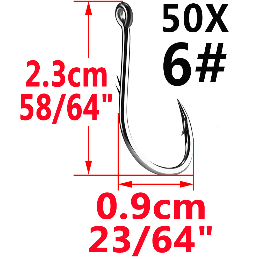 50 pçs iseama círculo carpa ol - Fishing Hook Circle avaliação e preço