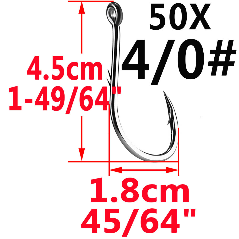 50 pçs iseama círculo carpa ol - Fishing Hook Circle avaliação e preço