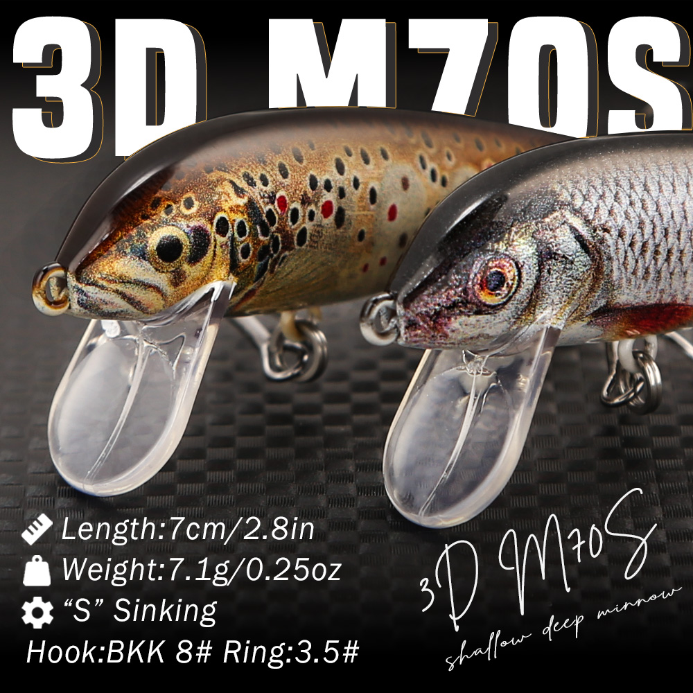 Iscas de Pesca B&U Sinking Min - Fishing Hook Treble avaliação e preço