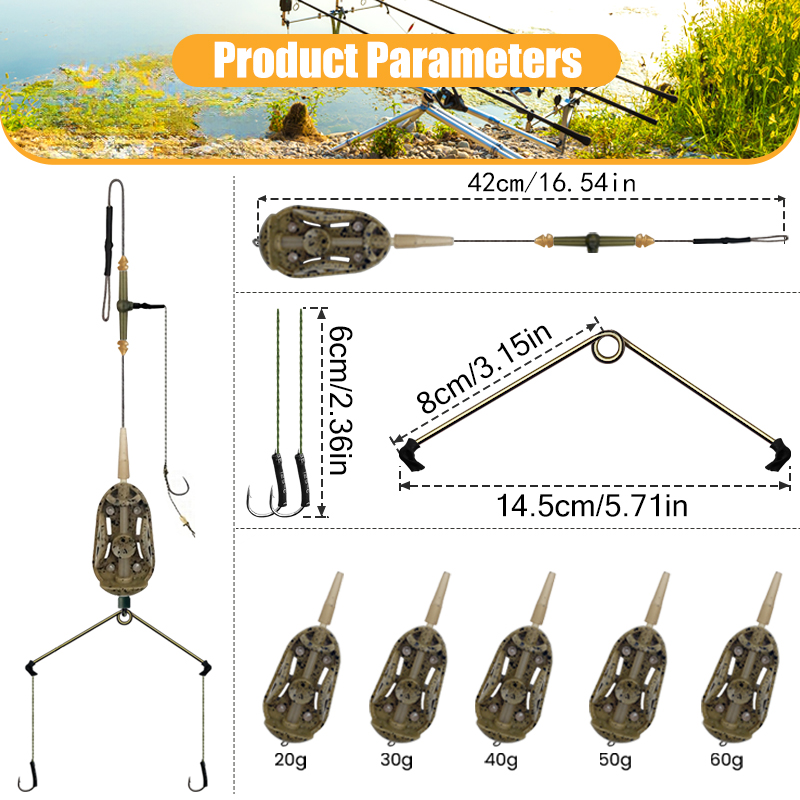 Plataformas de cabelo de carpa - Fishing Hook Assortment avaliação e preço