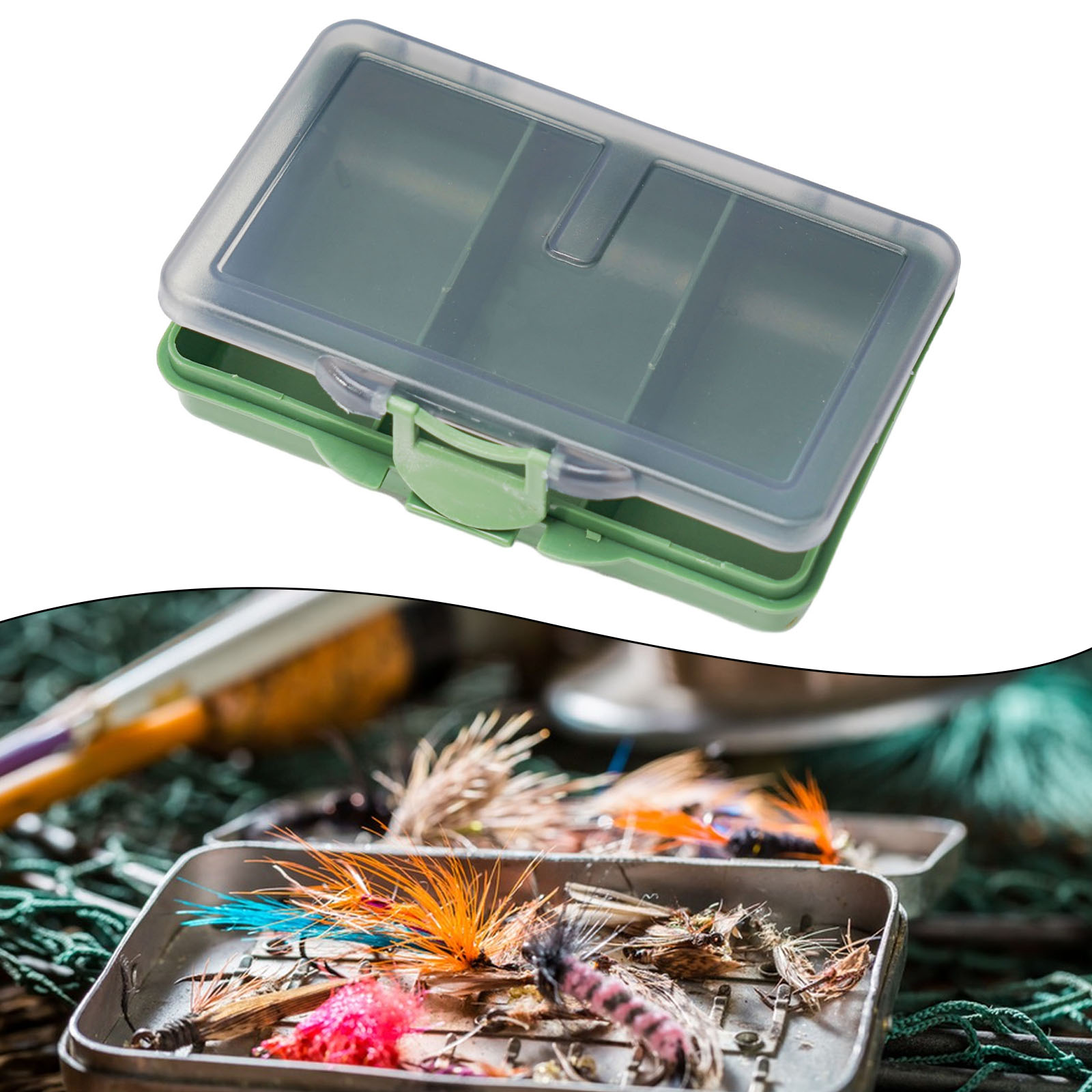 Caixa de armazenamento de equi - Fishing Hook Box avaliação e preço