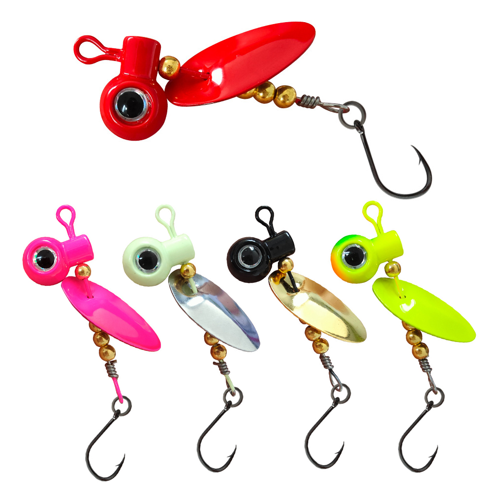 5pcs Crappie Jig Cabeças com l - Fishing Hook Offset avaliação e preço