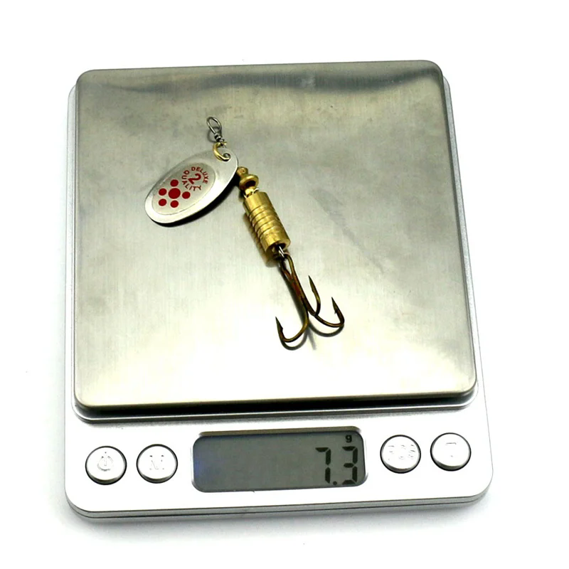 1 pçs chapeamento de metal spi - Fishing Hook Treble avaliação e preço