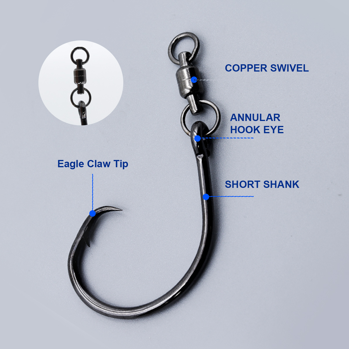 ZYZHE 3/6/9pcs Anzóis Circular - Fishing Hook Circle avaliação e preço
