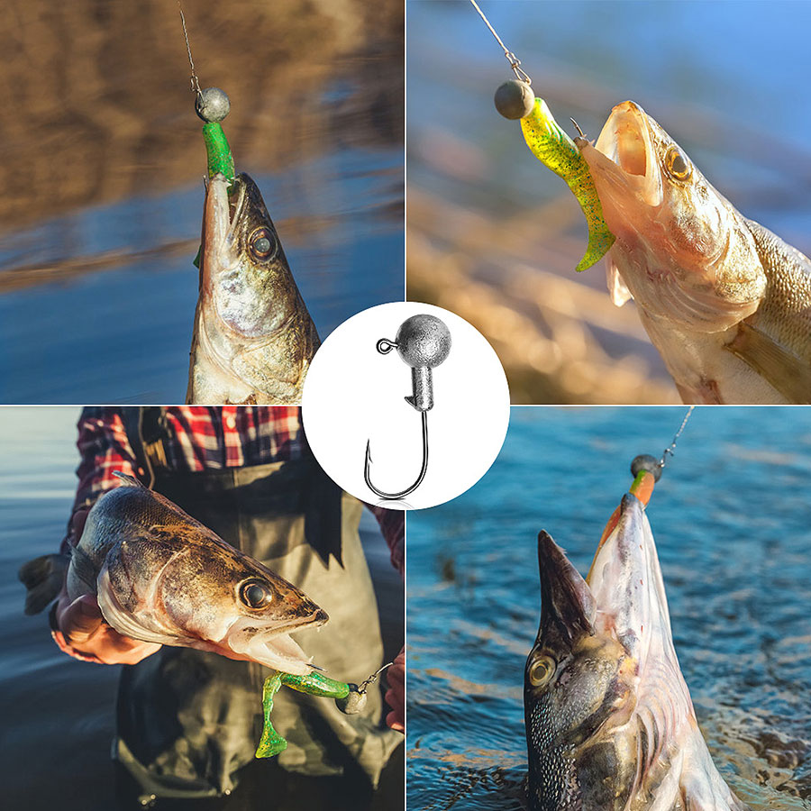 WODJYJ 1g 2g 3g 4g 5g 7g 8g 10 - Fishing Hook Offset avaliação e preço