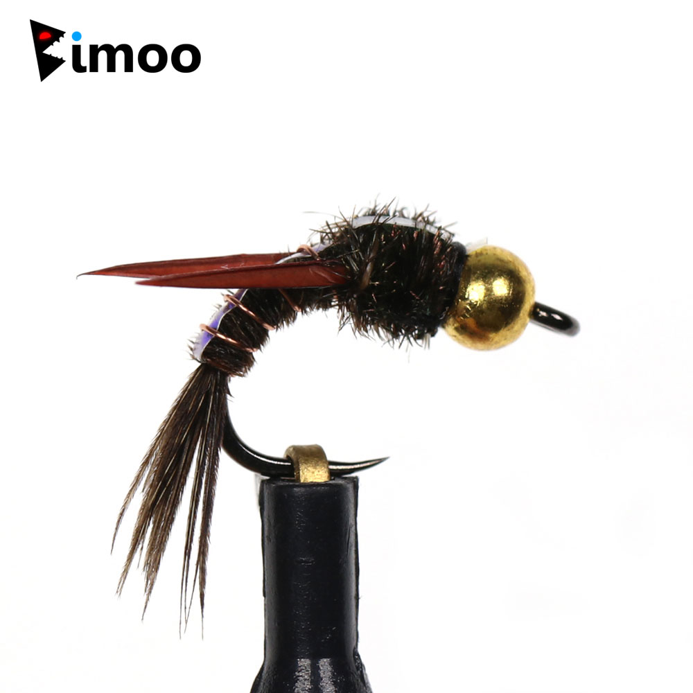 Bimoo 8 pçs latão beadhead mal - Fishing Hook Barbless avaliação e preço