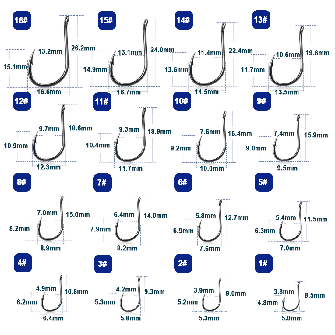 Ganchos de pesca iseama, 9km,  - Fishing Hook Circle avaliação e preço