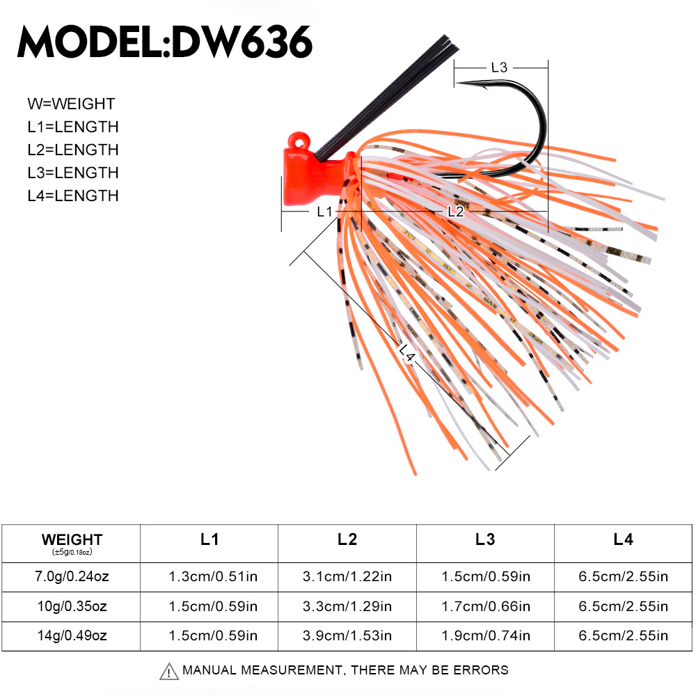 7g 10g 14g gabarito gancho isc - Fishing Hook Weedless avaliação e preço