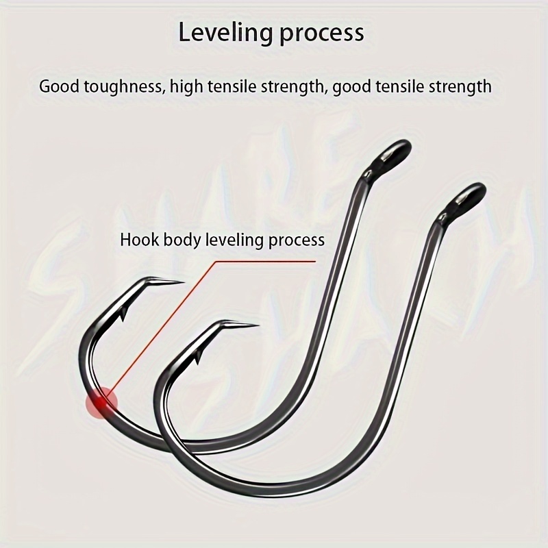 50 peças ganchos circulares eq - Fishing Hook Circle avaliação e preço
